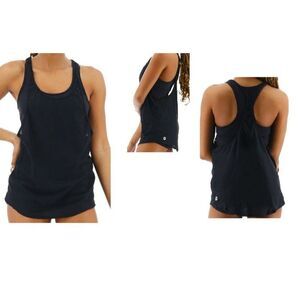 TYR WOMEN'S MADISON 2-IN-1 TANK – SOLID BLACK, SZ. S(4/6)